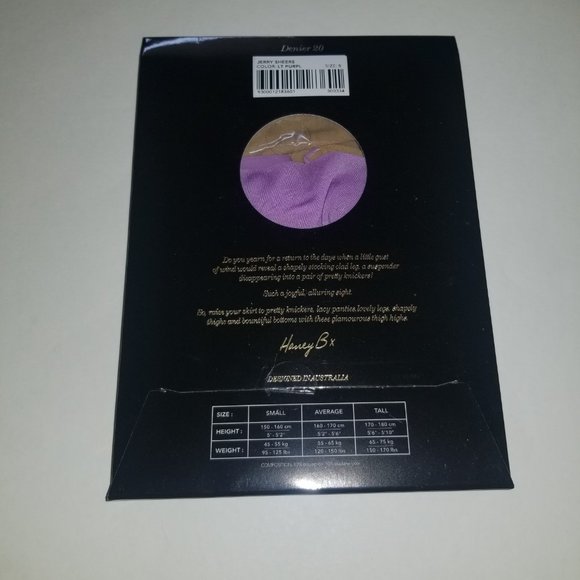 Honey Birdette Jerry Stockings in Lilac Luxury Thigh Highs new - Picture 4 of 5